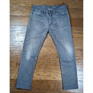 Levi's 510 Mens 34x30 Faded Black‎ Denim Slim Fit Zip Fly Red Tab Jeans